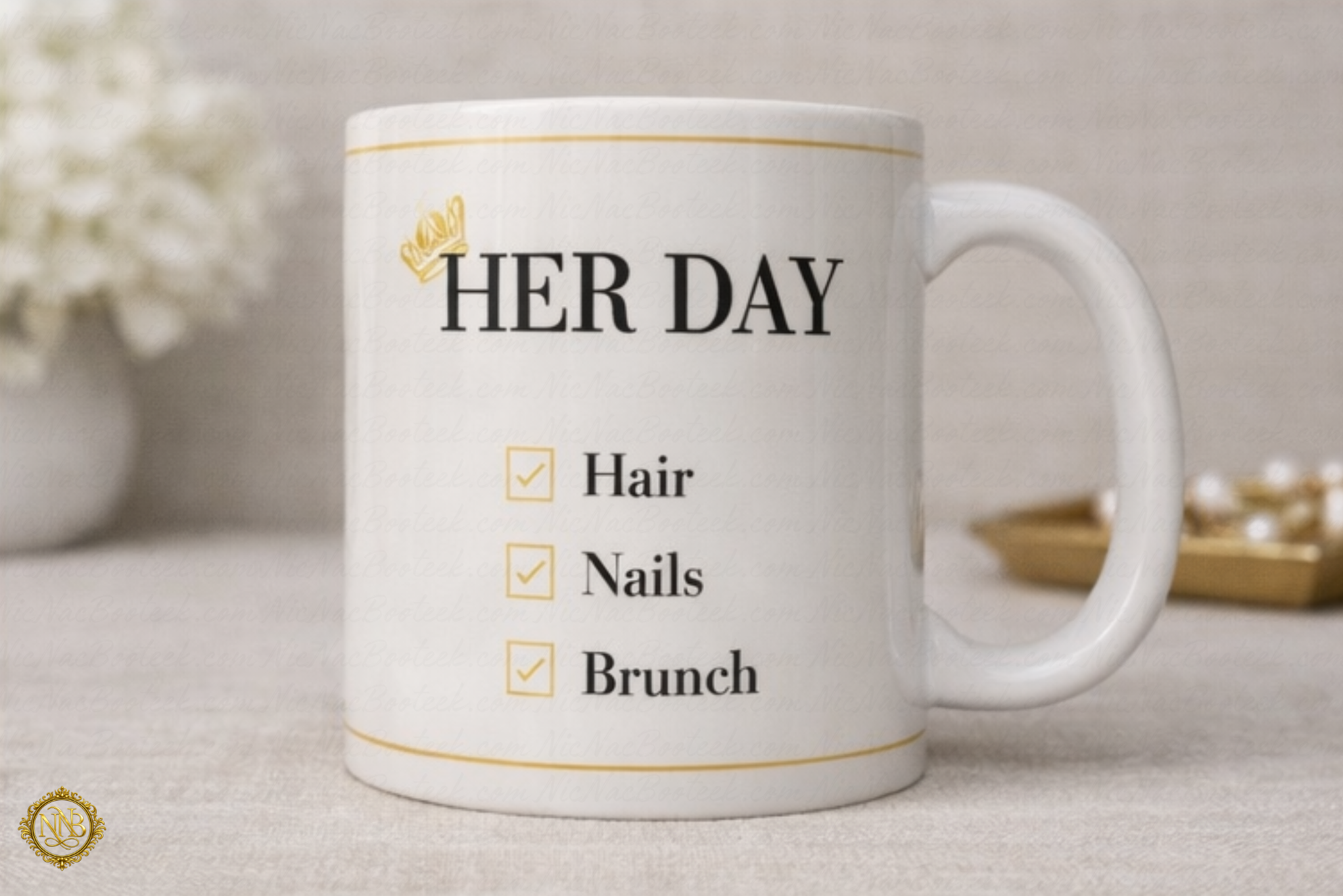 HER DAY Signature Mug – Luxury Statement Cup - Image 3